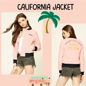 Barbie Pink Bomber Jacket | California Varsity Style Retro 50s Medium